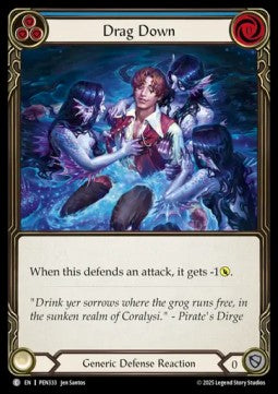 Drag Down (Blue) (Regular) - Compendium Of Rathe (Common) [PEN-333]