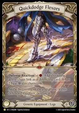 Quickdodge Flexors (Extended Art Rainbow Foil) - Compendium of Rathe - Antiquity Pack (Legendary) [ANQ-008]
