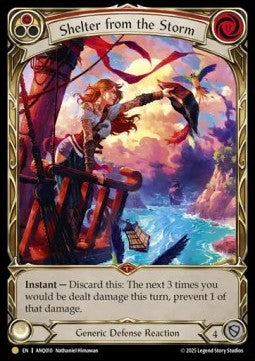 Shelter from the Storm (Extended Art Rainbow Foil) - Compendium of Rathe - Antiquity Pack (Legendary) [ANQ-010]