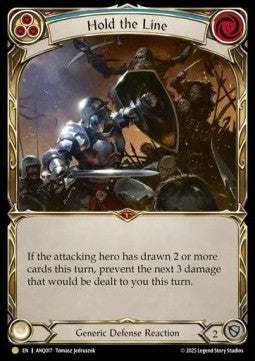 Hold the Line (Regular) - Compendium of Rathe - Antiquity Pack (Majestic) [ANQ-017]