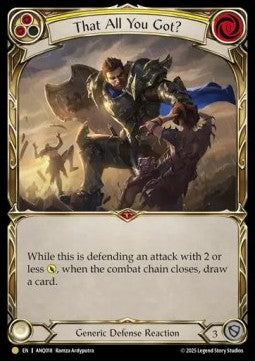 That All You Got? (Regular) - Compendium of Rathe - Antiquity Pack (Majestic) [ANQ-018]