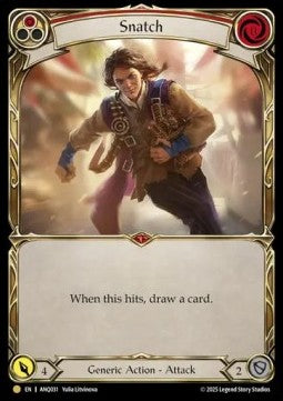 Snatch (Red) (Regular) - Compendium of Rathe - Antiquity Pack (Rare) [ANQ-031]