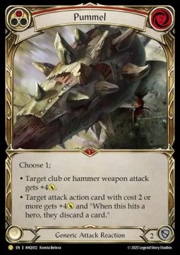 Pummel (Red) (Regular) - Compendium of Rathe - Antiquity Pack (Common) [ANQ-032]