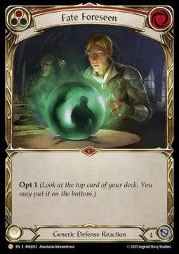 Fate Foreseen (Red) (Regular) - Compendium of Rathe - Antiquity Pack (Common) [ANQ-033]