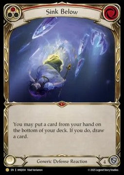 Sink Below (Red) (Regular) - Compendium of Rathe - Antiquity Pack (Common) [ANQ-034]
