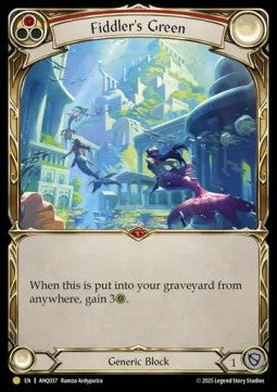 Fiddler's Green (Red) (Regular) - Compendium of Rathe - Antiquity Pack (Rare) [ANQ-037]