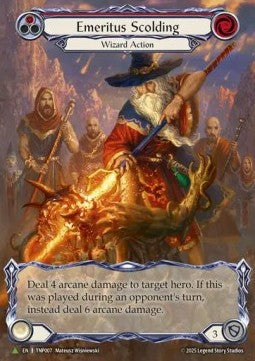 Emeritus Scolding (Red) (Marvel) - Tournament Pack (Promo) [TNP-007]