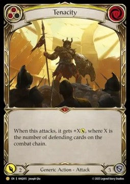 Tenacity (Cold Foil) - Compendium of Rathe - Antiquity Pack (Majestic) [ANQ-015]