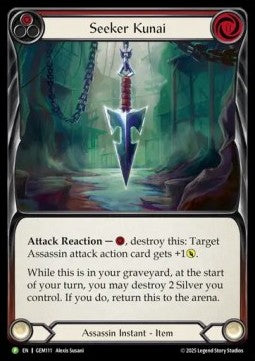 Seeker Kunai (Cold Foil) - GEM Pack Promos (Promo) [GEM-111]