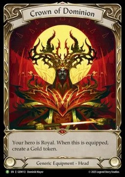 Crown of Dominion (Rainbow Foil) - GEM Pack Promos (Promo) [GEM-112]