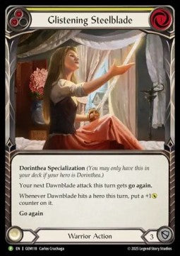 Glistening Steelblade (Rainbow Foil) - GEM Pack Promos (Promo) [GEM-118]