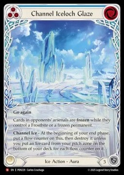 Channel Iceloch Glaze (Extended Art Cold Foil) - Compendium Of Rathe (Majestic) [PEN-229]