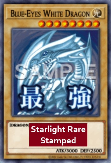 Blue-Eyes White Dragon (V.2 - Starlight Rare)