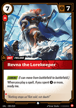 Revna the Lorekeeper - Unleashed (Common) [UNL-005]