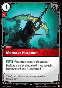 Monster Harpoon - Unleashed (Uncommon) [UNL-014]