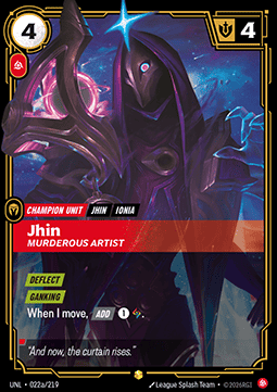 Jhin, Murderous Artist (V.2 - Showcase) - Unleashed (Showcase) [UNL-022a]