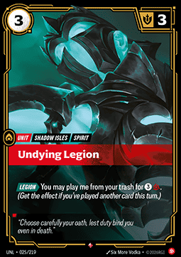 Undying Legion - Unleashed (Rare) [UNL-025]