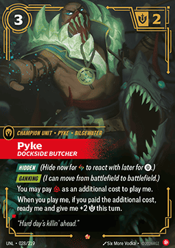 Pyke, Dockside Butcher (V.1 - Epic) - Unleashed (Epic) [UNL-028]