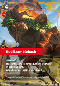 Red Brambleback (V.2 - Showcase) - Unleashed (Showcase) [UNL-029a]