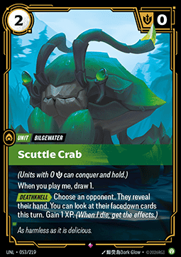Scuttle Crab - Unleashed (Rare) [UNL-053]