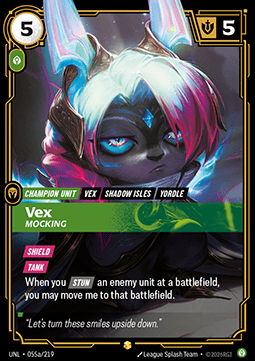 Vex, Mocking (V.2 - Showcase) - Unleashed (Showcase) [UNL-055a]