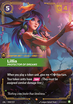 Lillia, Protector of Dreams (V.1 - Epic) - Unleashed (Epic) [UNL-058]