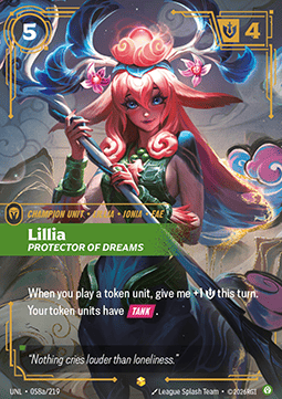 Lillia, Protector of Dreams (V.2 - Showcase) - Unleashed (Showcase) [UNL-058a]