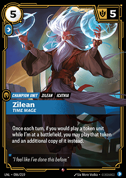 Zilean, Time Mage - Unleashed (Rare) [UNL-086]