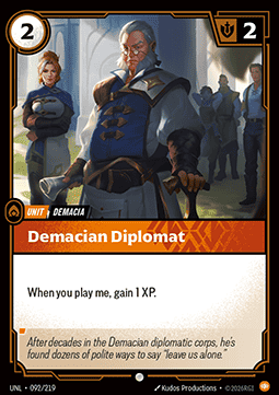Demacian Diplomat - Unleashed (Common) [UNL-092]