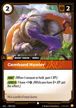 Gemhand Hunter - Unleashed (Common) [UNL-094]