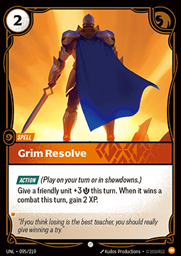 Grim Resolve - Unleashed (Common) [UNL-095]