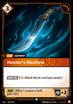 Hunter's Machete - Unleashed (Common) [UNL-096]