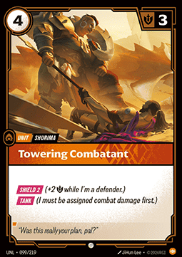Towering Combatant - Unleashed (Common) [UNL-099]