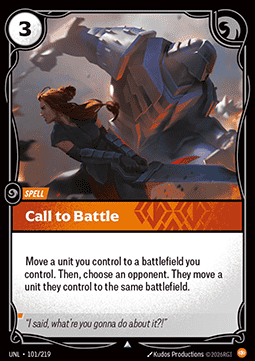 Call to Battle - Unleashed (Uncommon) [UNL-101]