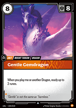 Gentle Gemdragon - Unleashed (Uncommon) [UNL-104]