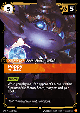 Poppy, Paragon (V.2 - Showcase) - Unleashed (Showcase) [UNL-116a]