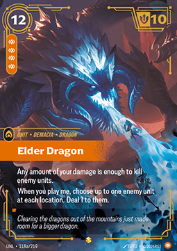 Elder Dragon (V.2 - Showcase) - Unleashed (Showcase) [UNL-118a]
