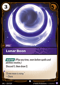 Lunar Boon - Unleashed (Common) [UNL-125]