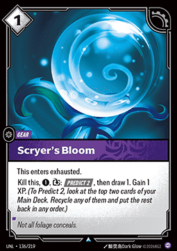 Scryer's Bloom - Unleashed (Uncommon) [UNL-136]