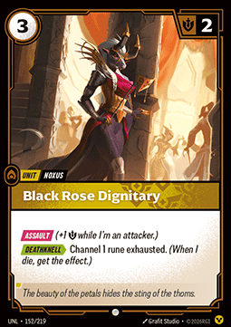 Black Rose Dignitary - Unleashed (Common) [UNL-152]
