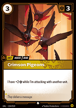 Crimson Pigeons - Unleashed (Common) [UNL-154]