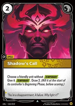 Shadow's Call - Unleashed (Uncommon) [UNL-165]