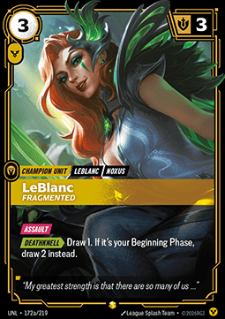 Leblanc, Fragmented (V.2 - Showcase) - Unleashed (Showcase) [UNL-172a]