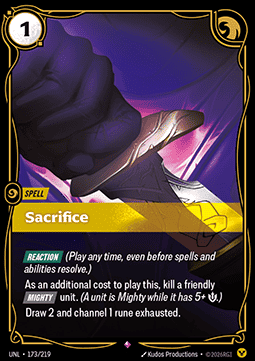 Sacrifice - Unleashed (Rare) [UNL-173]