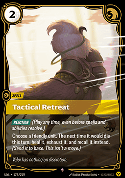 Tactical Retreat - Unleashed (Rare) [UNL-175]