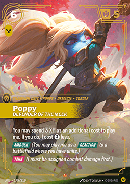Poppy, Defender of the Meek (V.1 - Epic) - Unleashed (Epic) [UNL-178]