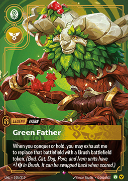 Ivern, Green Father (V.1 - Rare) - Unleashed (Rare) [UNL-195]