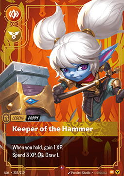 Poppy, Keeper of the Hammer (V.1 - Rare) - Unleashed (Rare) [UNL-203]