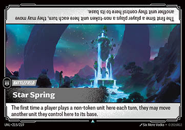 Star Spring - Unleashed (Uncommon) [UNL-215]