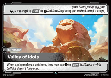 Valley of Idols - Unleashed (Uncommon) [UNL-218]